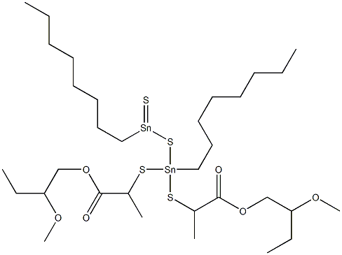 11,11-Bis[[1-(2-methoxybutoxycarbonyl)ethyl]thio]-9,11-distanna-10-thianonadecane-9-thione