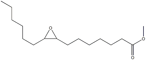 8,9-Epoxypentadecanoic acid methyl ester 结构式