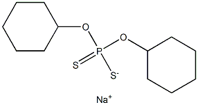 Dicyclohexyl dithiophosphate sodium salt Struktur
