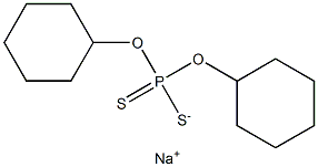 Dicyclohexyl dithiophosphate sodium salt Structure