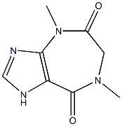 1,4,6,7-Tetrahydro-4,7-dimethylimidazo[4,5-e][1,4]diazepine-5,8-dione,,结构式