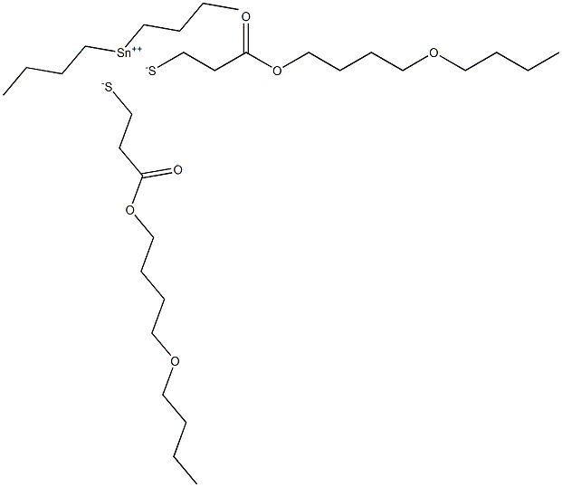  Dibutyltin(IV)bis[3-(4-butoxybutoxy)-3-oxopropane-1-thiolate]