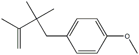 4-[2,2,3-Trimethyl-3-butenyl]-1-methoxybenzene Structure