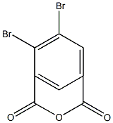 4,5-Dibromoisophthalic anhydride Struktur