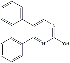 4,5-Diphenyl-2-pyrimidinol Structure