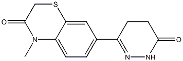  4-Methyl-7-[(1,4,5,6-tetrahydro-6-oxopyridazin)-3-yl]-2H-1,4-benzothiazin-3(4H)-one