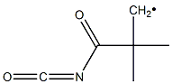 2,2-Dimethyl-2-(isocyanatocarbonyl)ethyl radical|