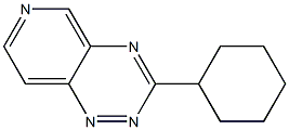 3-Cyclohexylpyrido[3,4-e]-1,2,4-triazine,,结构式