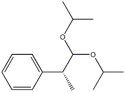 (2R)-1,1-Diisopropoxy-2-phenylpropane Struktur