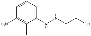 3-Amino-2-methyl-N-(2-hydroxyethylamino)aniline 结构式