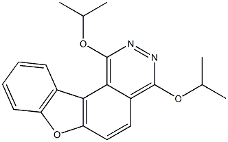 1,4-Di(isopropyloxy)-2,3-diaza-7-oxa-7H-benzo[c]fluorene Structure