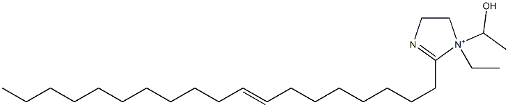 1-Ethyl-1-(1-hydroxyethyl)-2-(8-nonadecenyl)-2-imidazoline-1-ium Structure