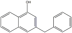 3-Benzyl-1-naphthol Struktur