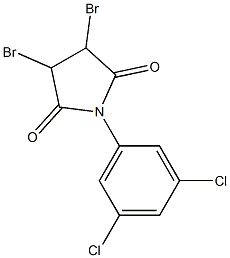 N-(3,5-Dichlorophenyl)-2,3-dibromosuccinimide Structure