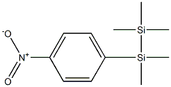 2-(4-Nitrophenyl)-1,1,1,2,2-pentamethyldisilane Struktur