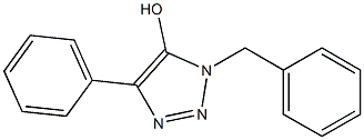 4-Phenyl-1-(benzyl)-1H-1,2,3-triazol-5-ol Struktur