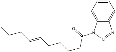 1-(6-Decenoyl)-1H-benzotriazole 结构式