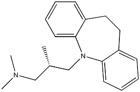 5-[(S)-2-Methyl-3-(dimethylamino)propyl]-10,11-dihydro-5H-dibenz[b,f]azepine Structure