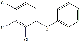 2,3,4-Trichlorophenylphenylamine Structure