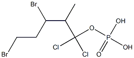  Phosphoric acid hydrogen (1,3-dibromopropyl)(1,1-dichloropropyl) ester