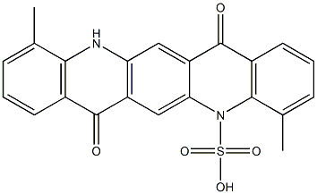  5,7,12,14-Tetrahydro-4,11-dimethyl-7,14-dioxoquino[2,3-b]acridine-5-sulfonic acid