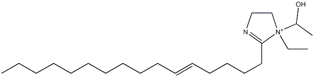 1-Ethyl-2-(5-hexadecenyl)-1-(1-hydroxyethyl)-2-imidazoline-1-ium|