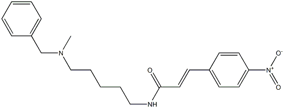 N-[5-(Methylbenzylamino)pentyl]-3-(4-nitrophenyl)acrylamide Structure