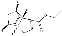 (1R,2R,6S,7S)-Tricyclo[5.2.1.02,6]deca-3,8-diene-9-carboxylic acid ethyl ester 结构式