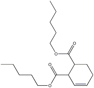 5-Cyclohexene-1,2-dicarboxylic acid dipentyl ester Struktur