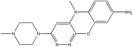  8-Amino-5-methyl-3-(4-methyl-1-piperazinyl)-5H-pyridazino[3,4-b][1,4]benzoxazine