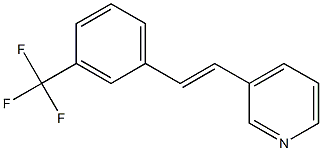 3-(3-(Trifluoromethyl)styryl)pyridine Structure