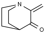 2-メチレン-3-キヌクリジノン 化学構造式
