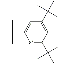 2,4,6-Tri-tert-butylthiopyrylium 结构式