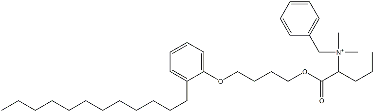 N,N-Dimethyl-N-benzyl-N-[1-[[4-(2-dodecylphenyloxy)butyl]oxycarbonyl]butyl]aminium