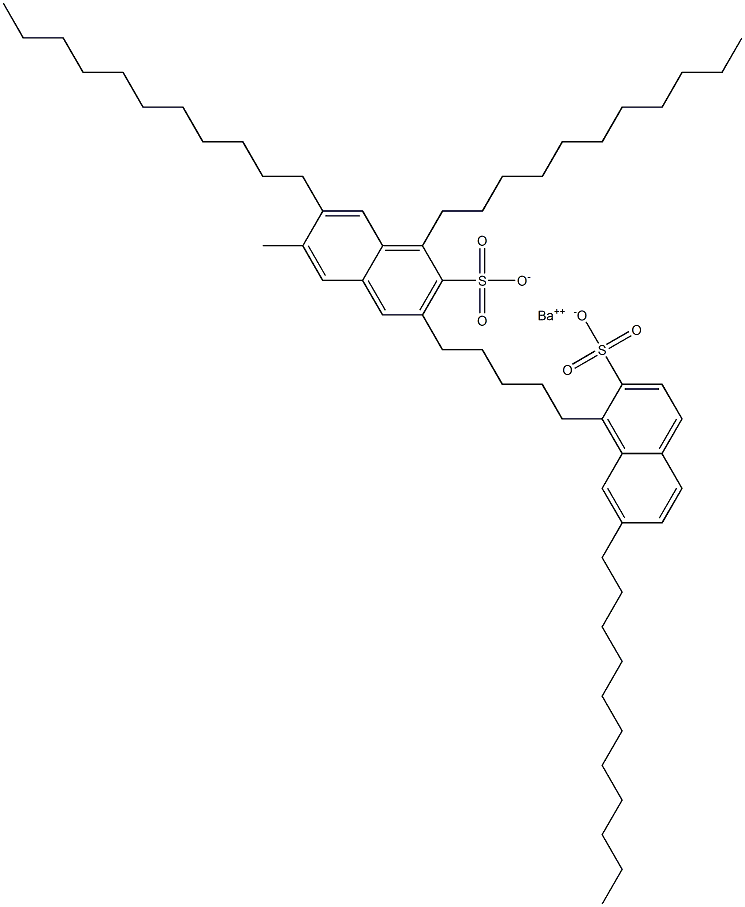 Bis(1,7-diundecyl-2-naphthalenesulfonic acid)barium salt|