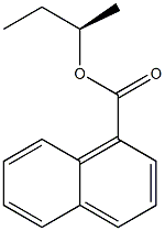 (-)-1-Naphthoic acid [(R)-sec-butyl] ester,,结构式