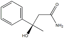 [R,(-)]-3-Hydroxy-3-phenylbutyramide 结构式