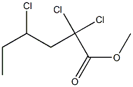 2,2,4-Trichlorocaproic acid methyl ester,,结构式