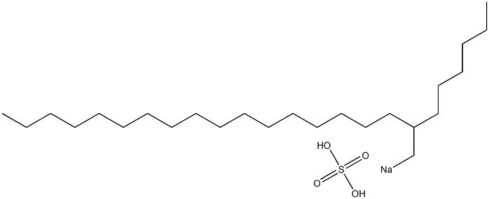 Sulfuric acid 2-hexylnonadecyl=sodium salt