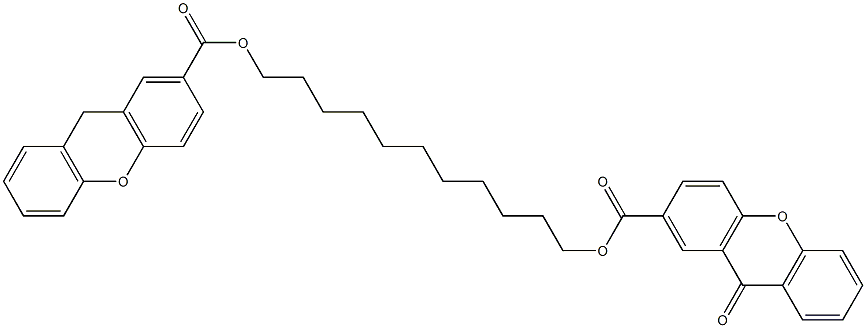 9-Oxo[2,2'-[(undecane-1,11-diyl)bis(oxycarbonyl)]bis[9H-xanthene]]|