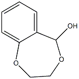 2,3-Dihydro-5H-1,4-benzodioxepin-5-ol,,结构式