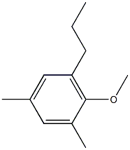 1-Methoxy-2,4-dimethyl-6-propylbenzene Structure