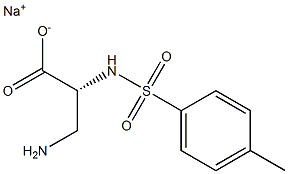 [R,(+)]-3-Amino-2-[(p-tolylsulfonyl)amino]propionic acid sodium salt Structure