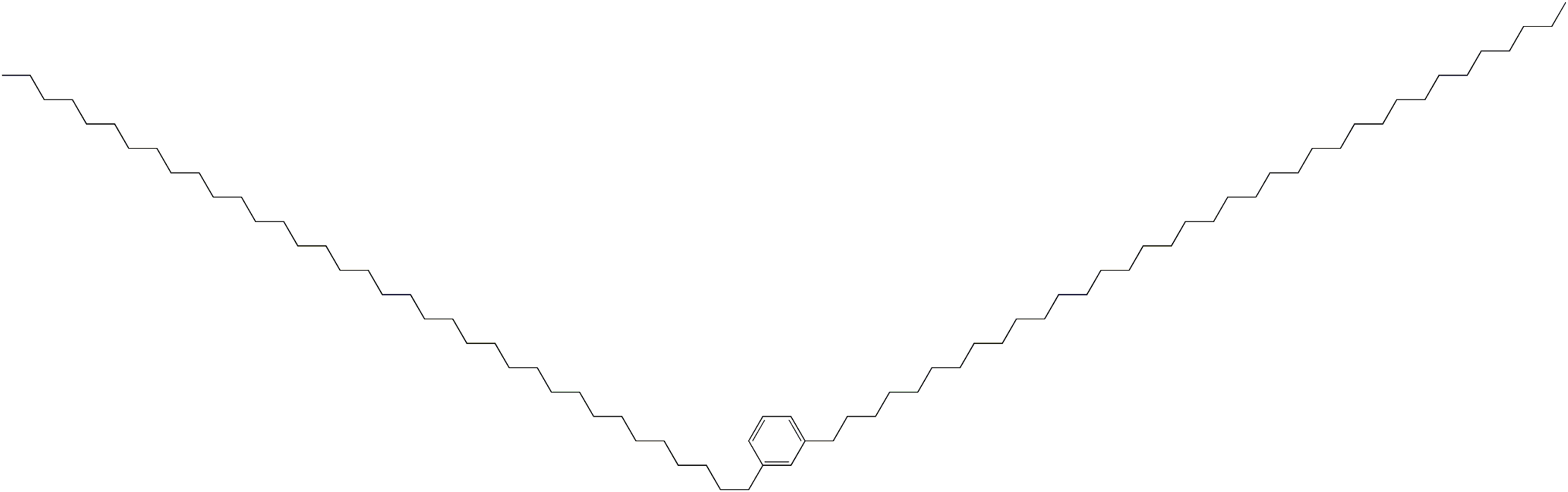 1,3-Di(hexatriacontan-1-yl)benzene Struktur