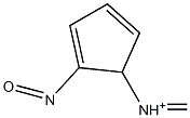 (2-ニトロソ-2,4-シクロペンタジエン-1-イル)(メチレン)アミニウム 化学構造式