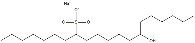 14-Hydroxyicosane-8-sulfonic acid sodium salt