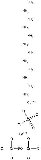 Hexamminecobalt(III) chromate,,结构式