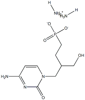 4-[(4-Amino-1,2-dihydro-2-oxopyrimidin)-1-yl]-3-(hydroxymethyl)butylphosphonic acid hydrogen ammonium salt