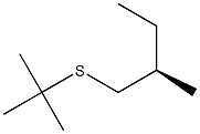 [R,(-)]-tert-Butyl 2-methylbutyl sulfide Struktur