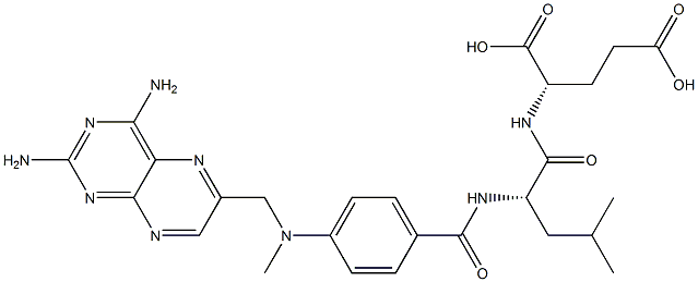 N-[N-[4-[[(2,4-Diaminopteridin-6-yl)methyl]methylamino]benzoyl]-L-leucyl]-L-glutamic acid|